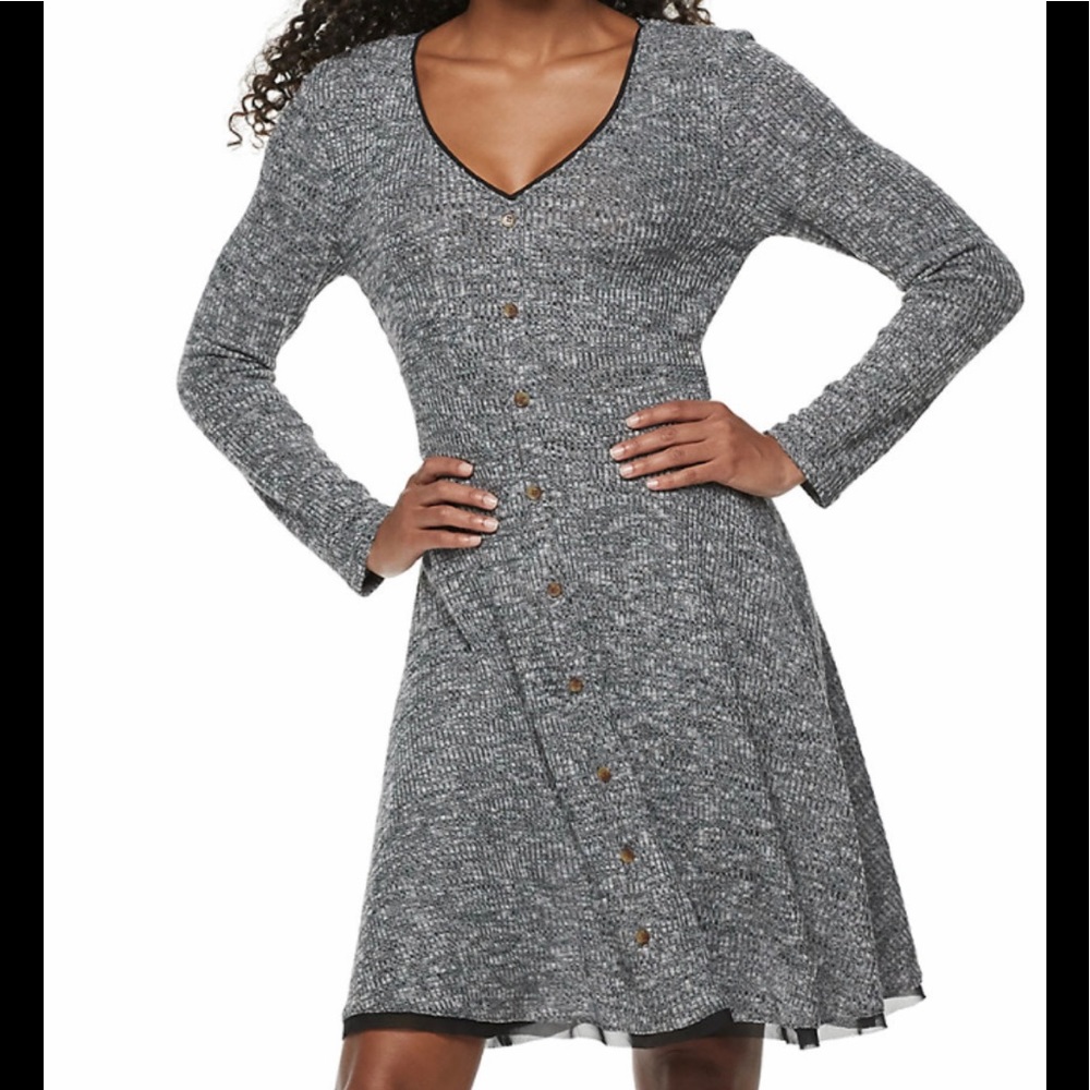 Button front dress